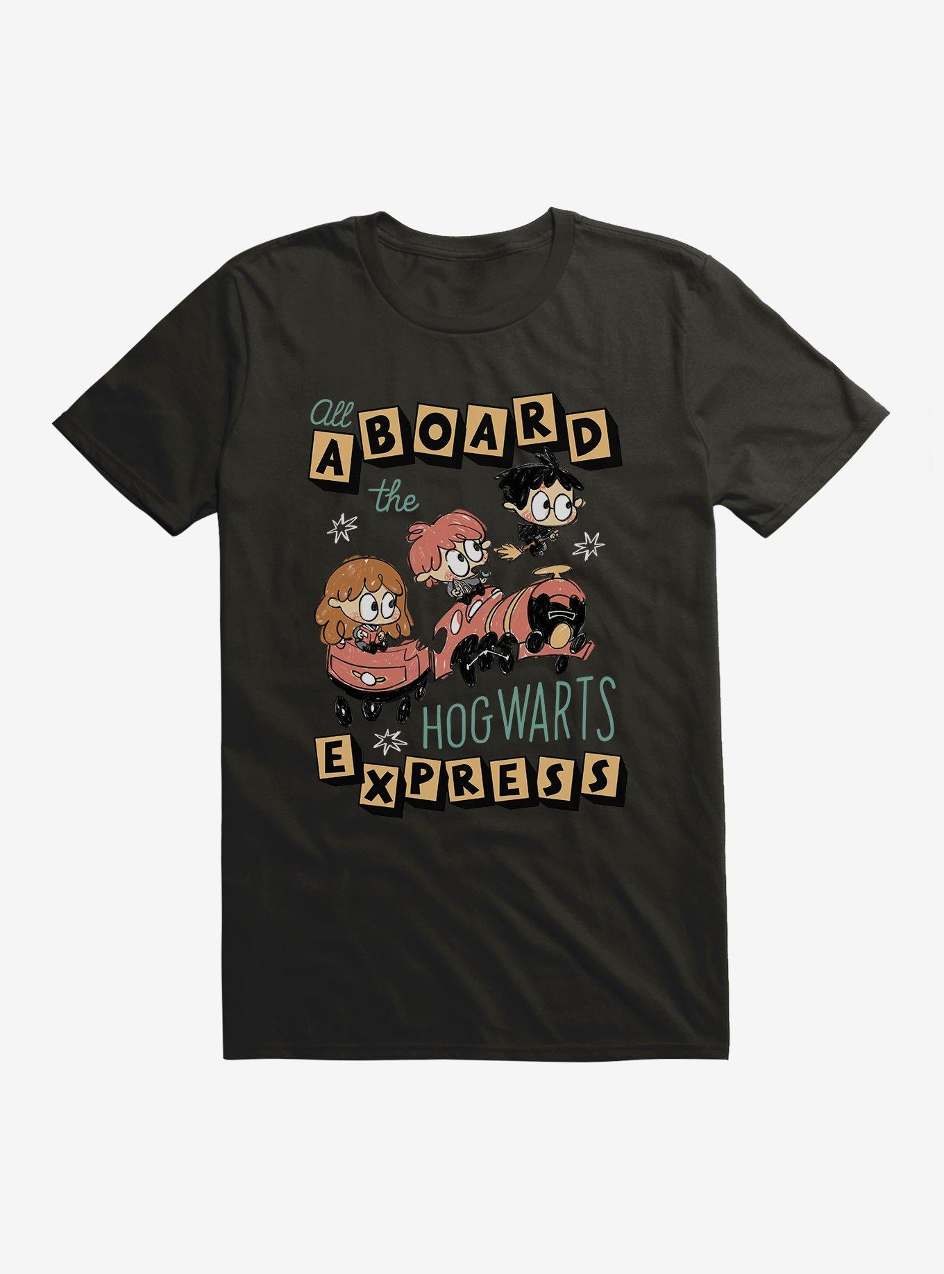 Harry Potter All Aboard Hogwarts Express T-Shirt, BLACK, hi-res