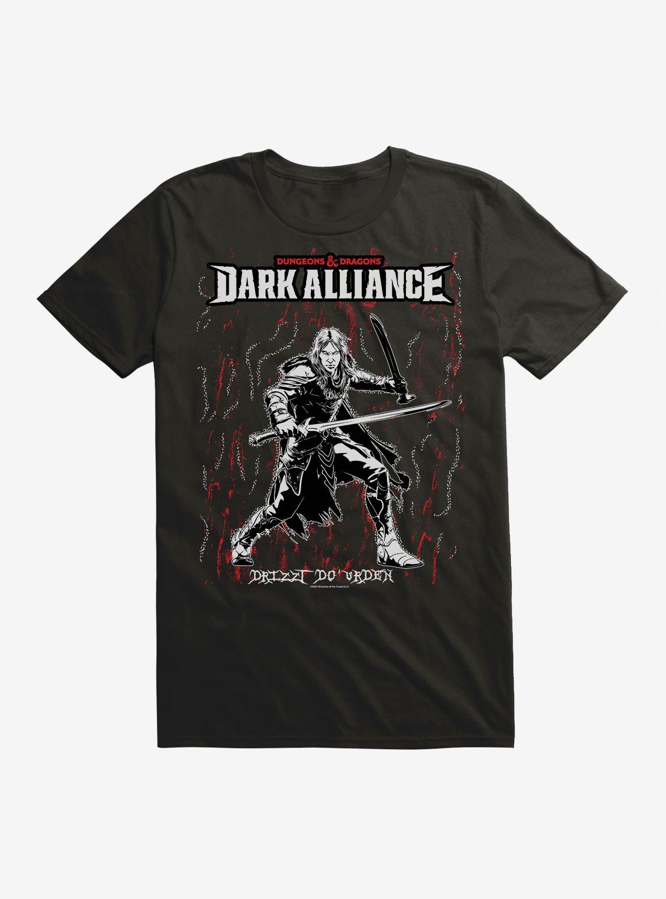 Dungeons & Dragons Dark Alliance Drizzt T-Shirt, BLACK, hi-res