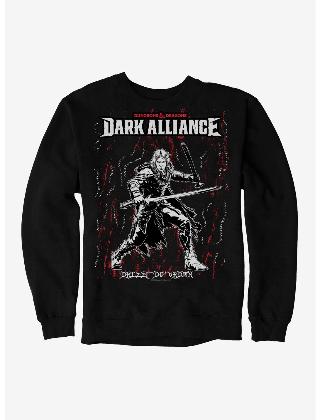 Dungeons & Dragons Dark Alliance Drizzt Sweatshirt, BLACK, hi-res