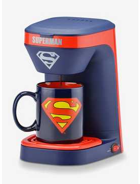DC Comics Superman 1-Cup Coffee Maker With Mug, , hi-res