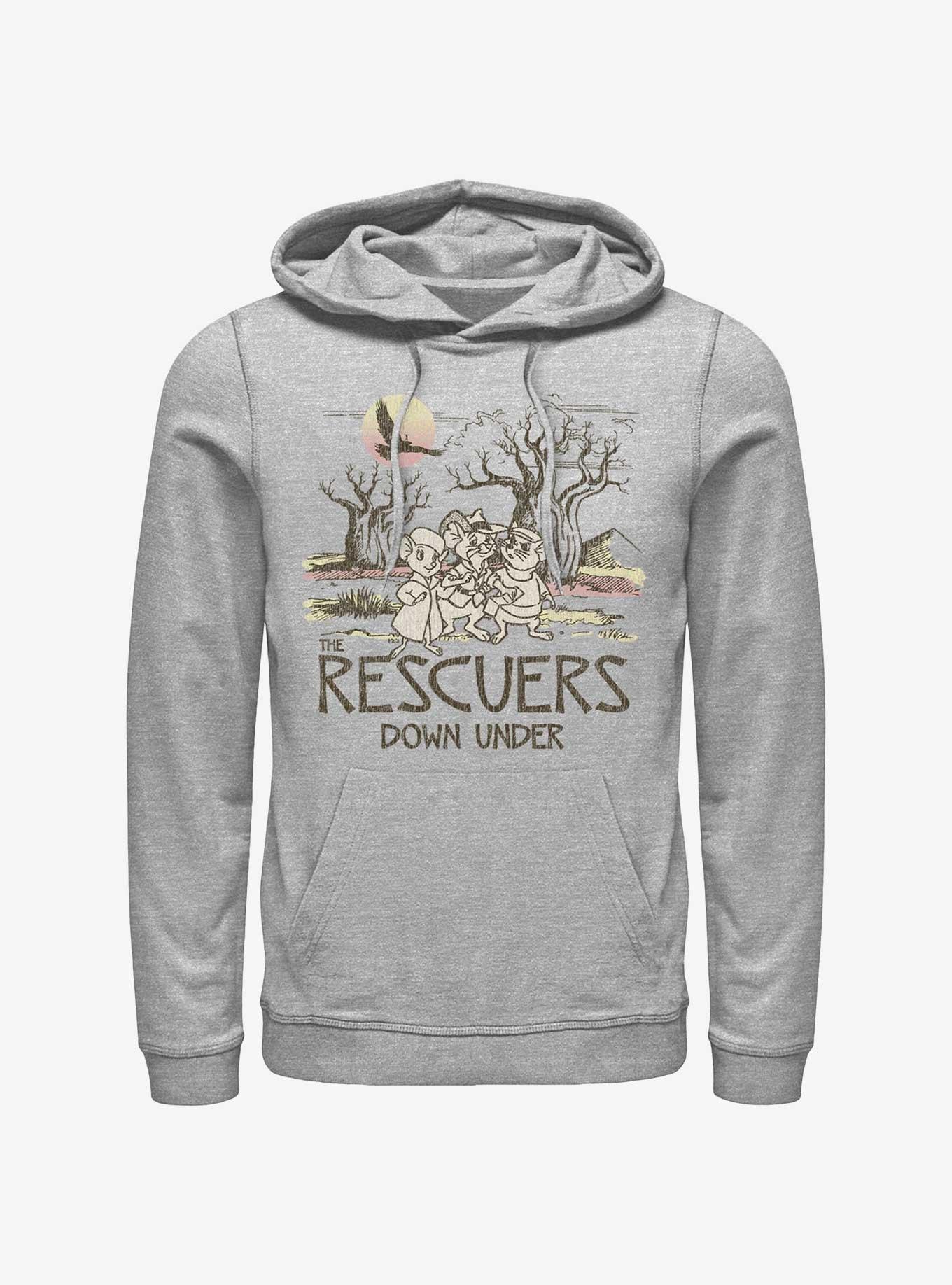 Disney The Rescuers Down Under Destination Rescue Hoodie, ATH HTR, hi-res