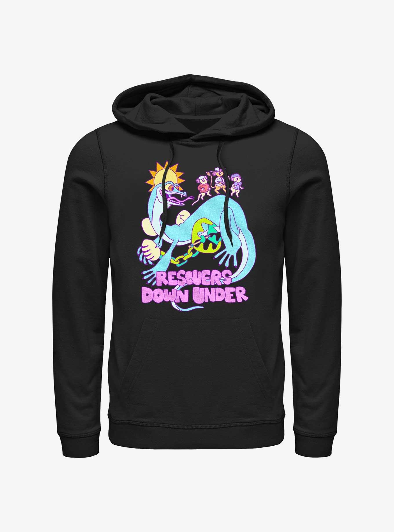 Disney The Rescuers Down Under Joanna The Goanna Hoodie, BLACK, hi-res