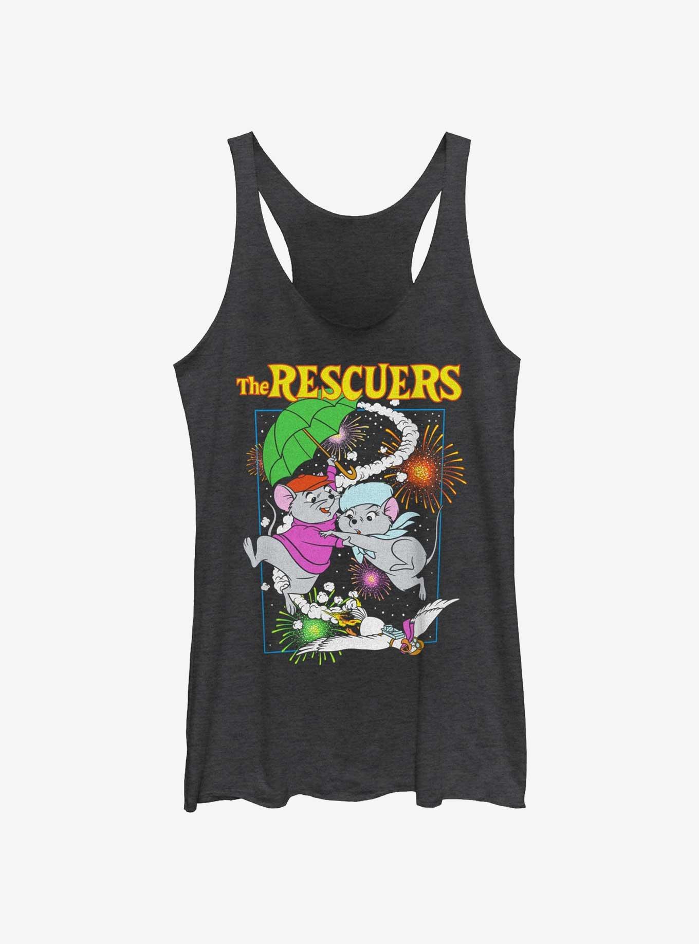 Disney The Rescuers Down Under Fireworks Girls Tank, BLK HTR, hi-res