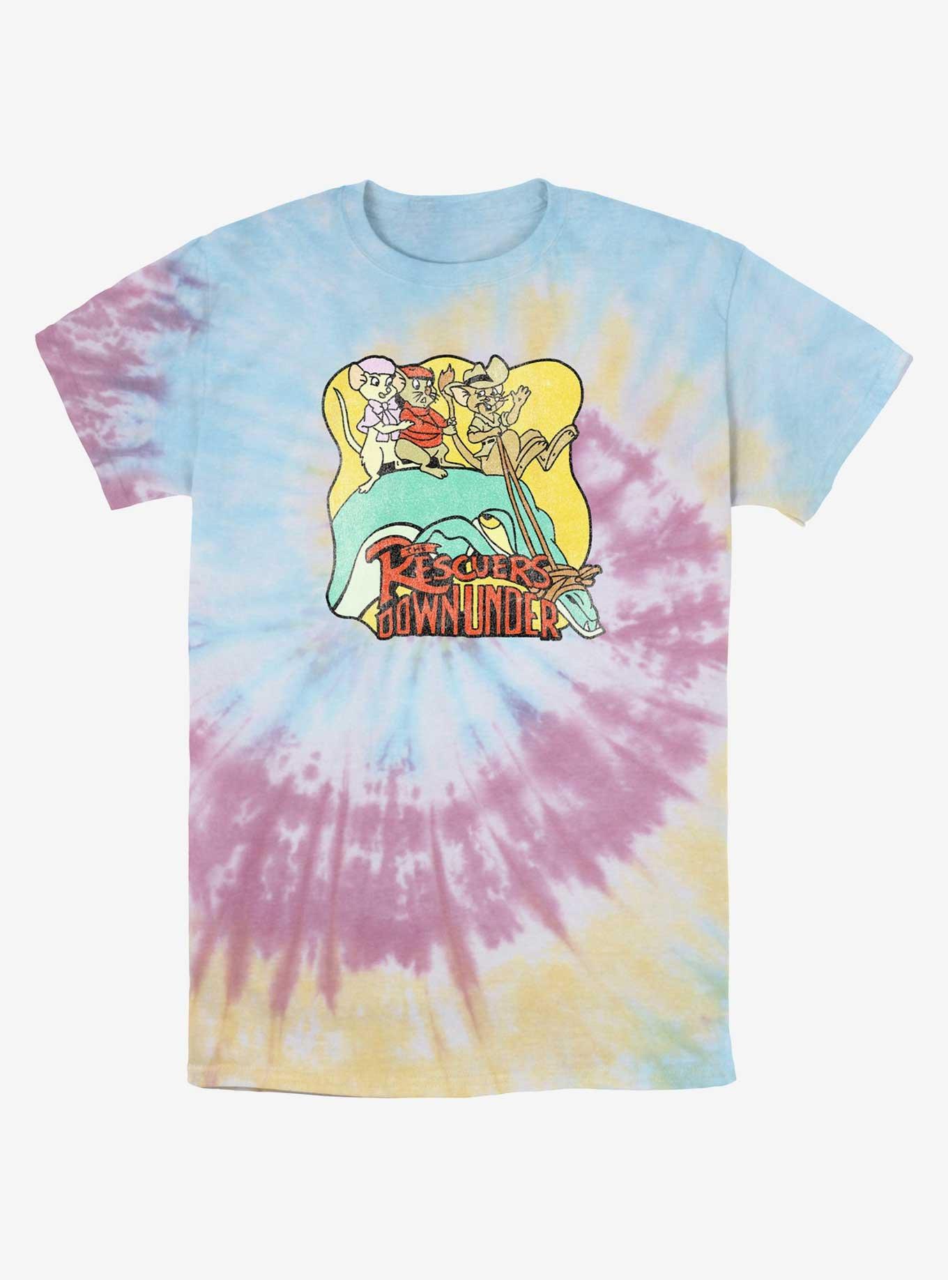 Disney The Rescuers Down Under Adventures With Jake Tie-Dye T-Shirt