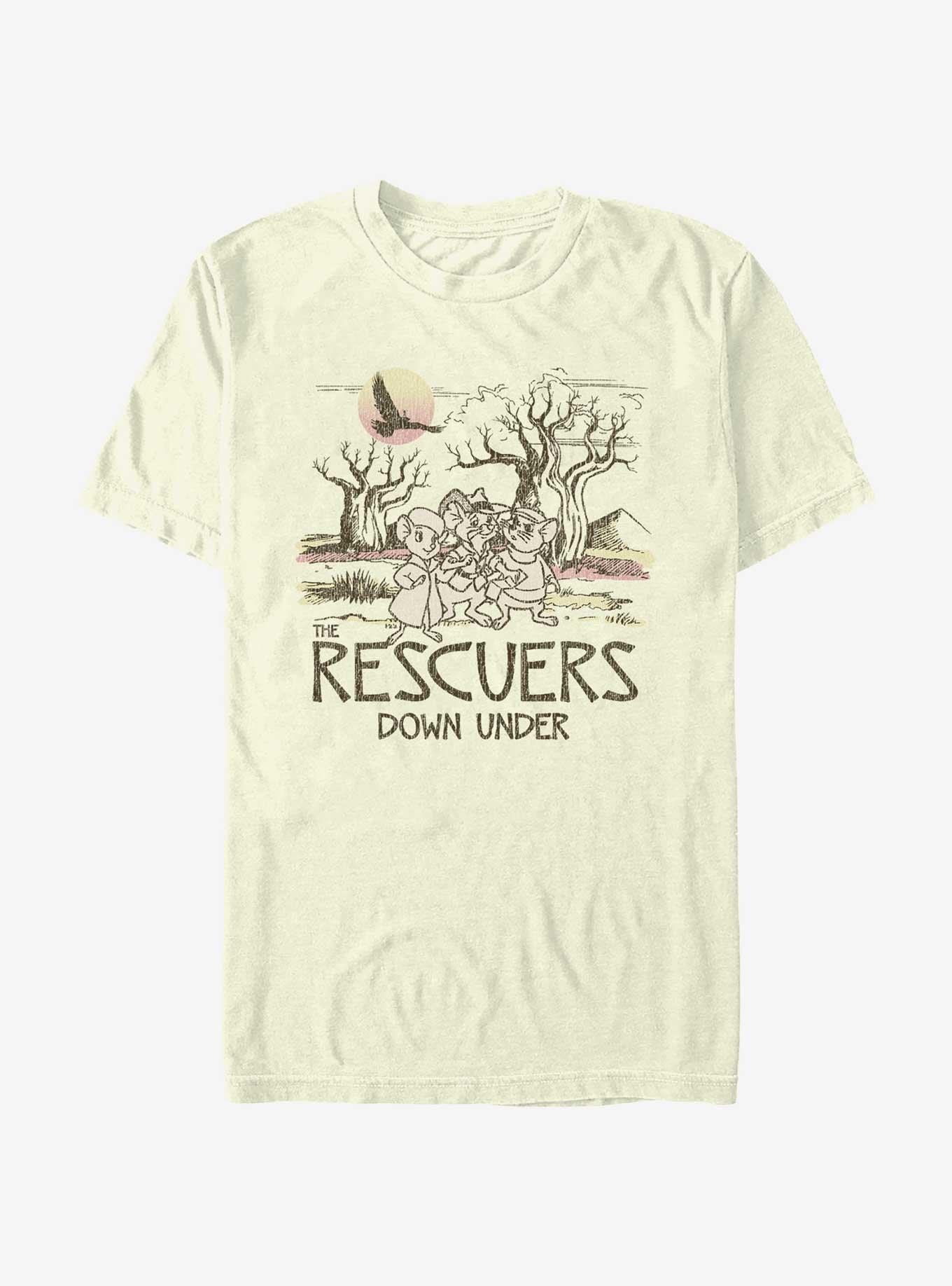 Disney The Rescuers Down Under Destination Rescue T-Shirt, NATURAL, hi-res