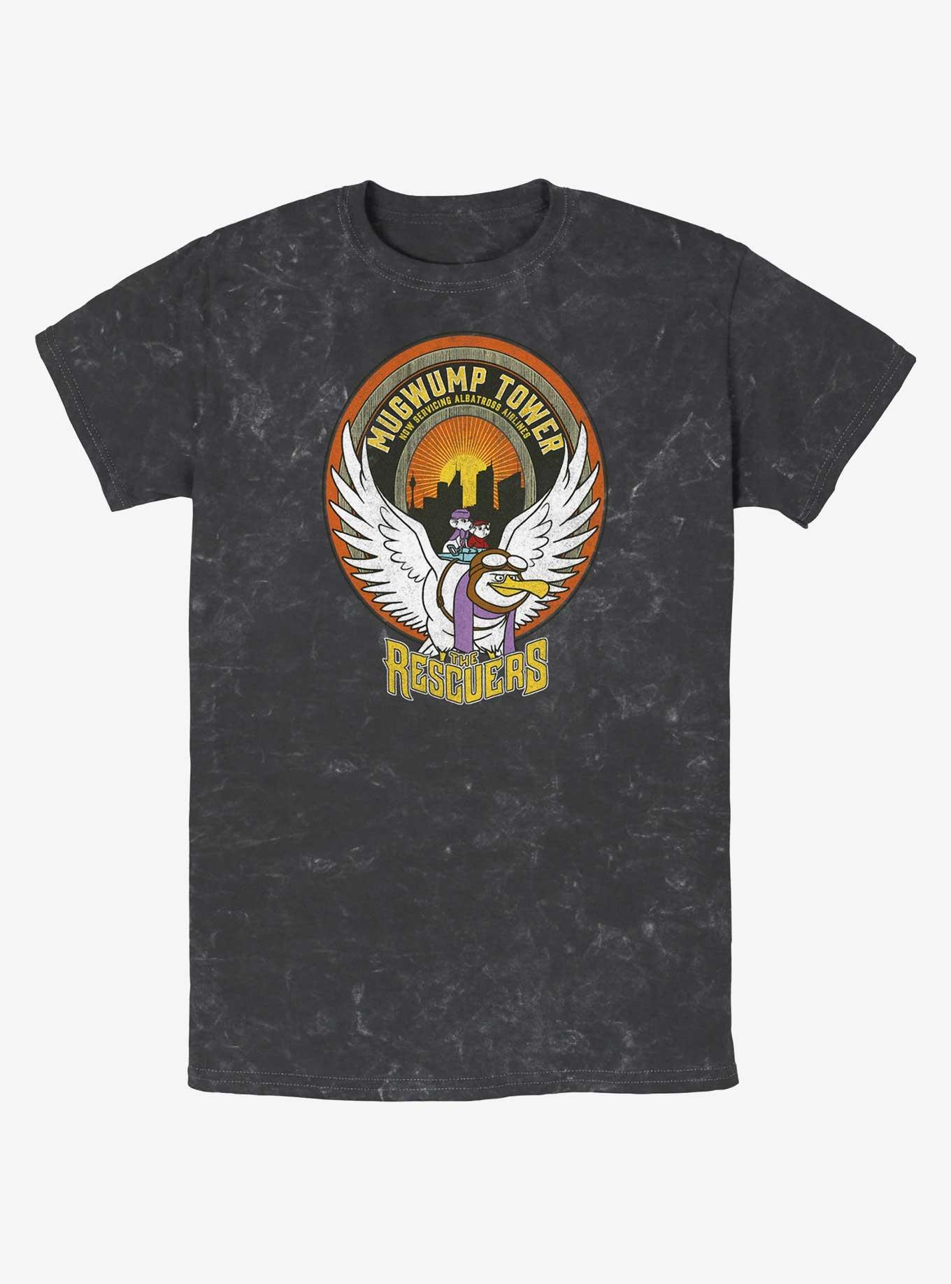 Disney The Rescuers Down Under Mugwump Tower Badge T-Shirt, BLACK, hi-res