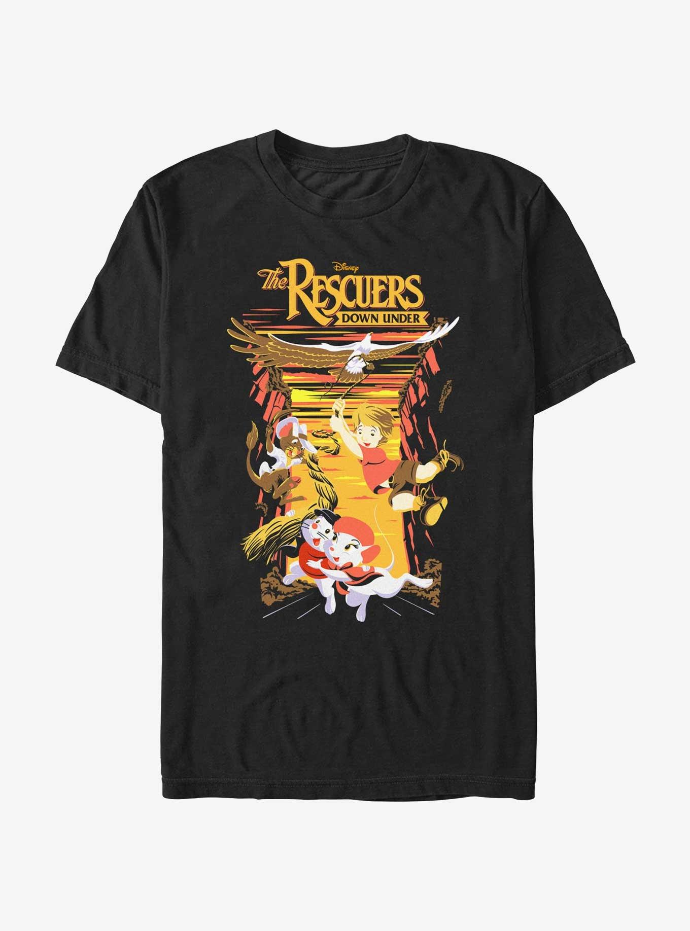 Disney The Rescuers Down Under National Park Rescue T-Shirt, BLACK, hi-res