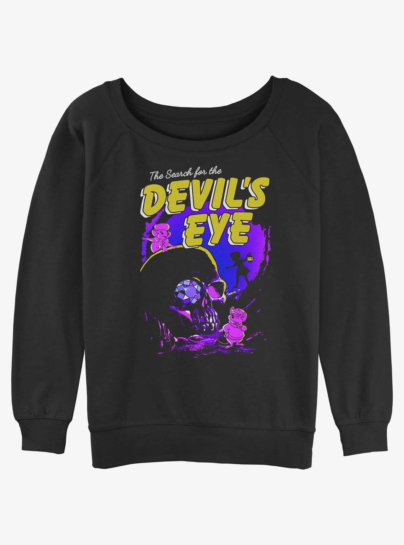 Disney The Rescuers Down Under Devil's Eye Poster Girls Slouchy Sweatshirt, , hi-res