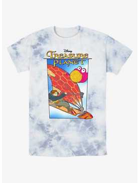 Disney Treasure Planet Jim Hawkins Solar Surfer Poster Tie-Dye T-Shirt Hot Topic Web Exclusive, , hi-res