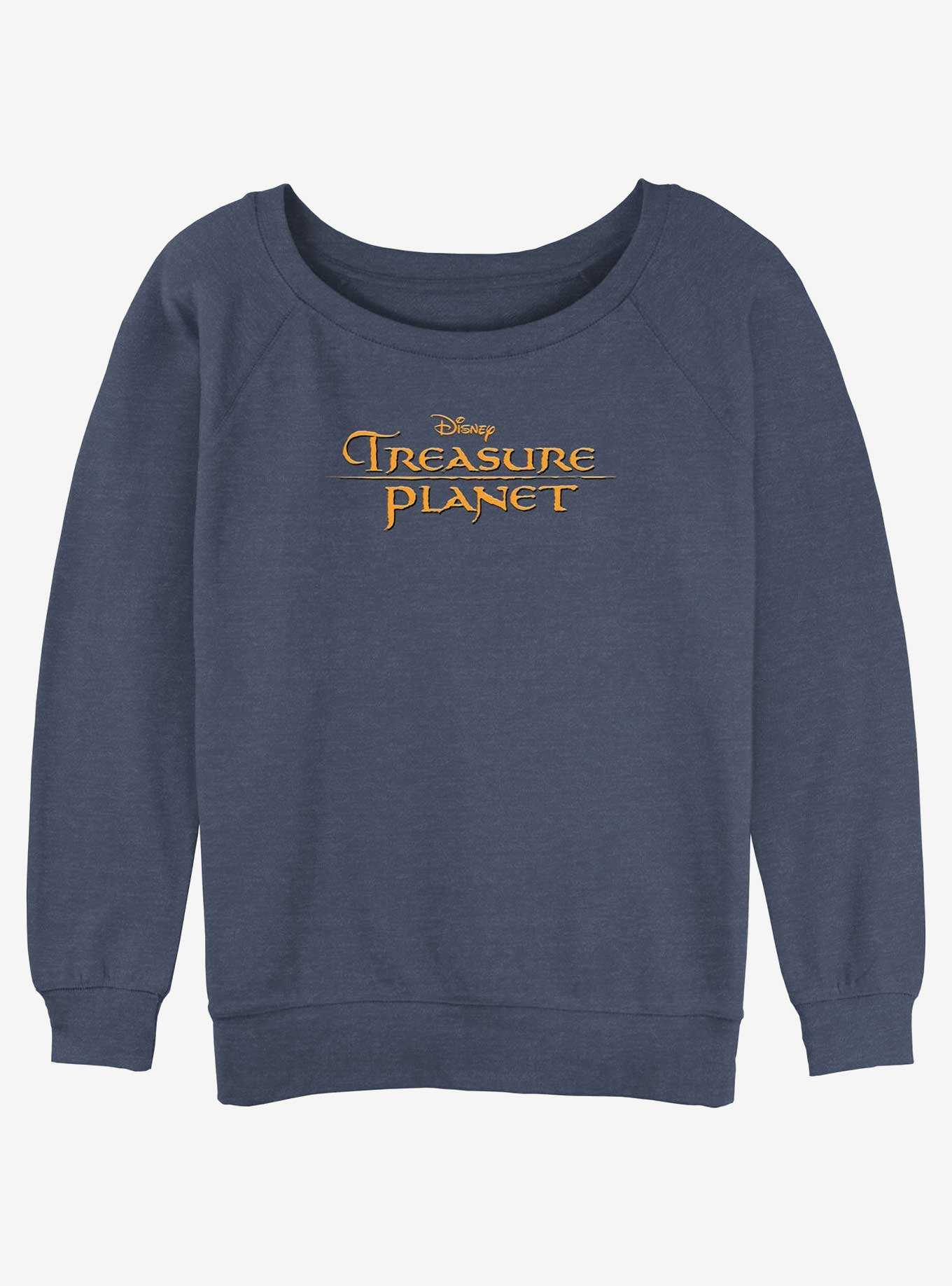 Disney Treasure Planet Logo Girls Slouchy Sweatshirt, , hi-res