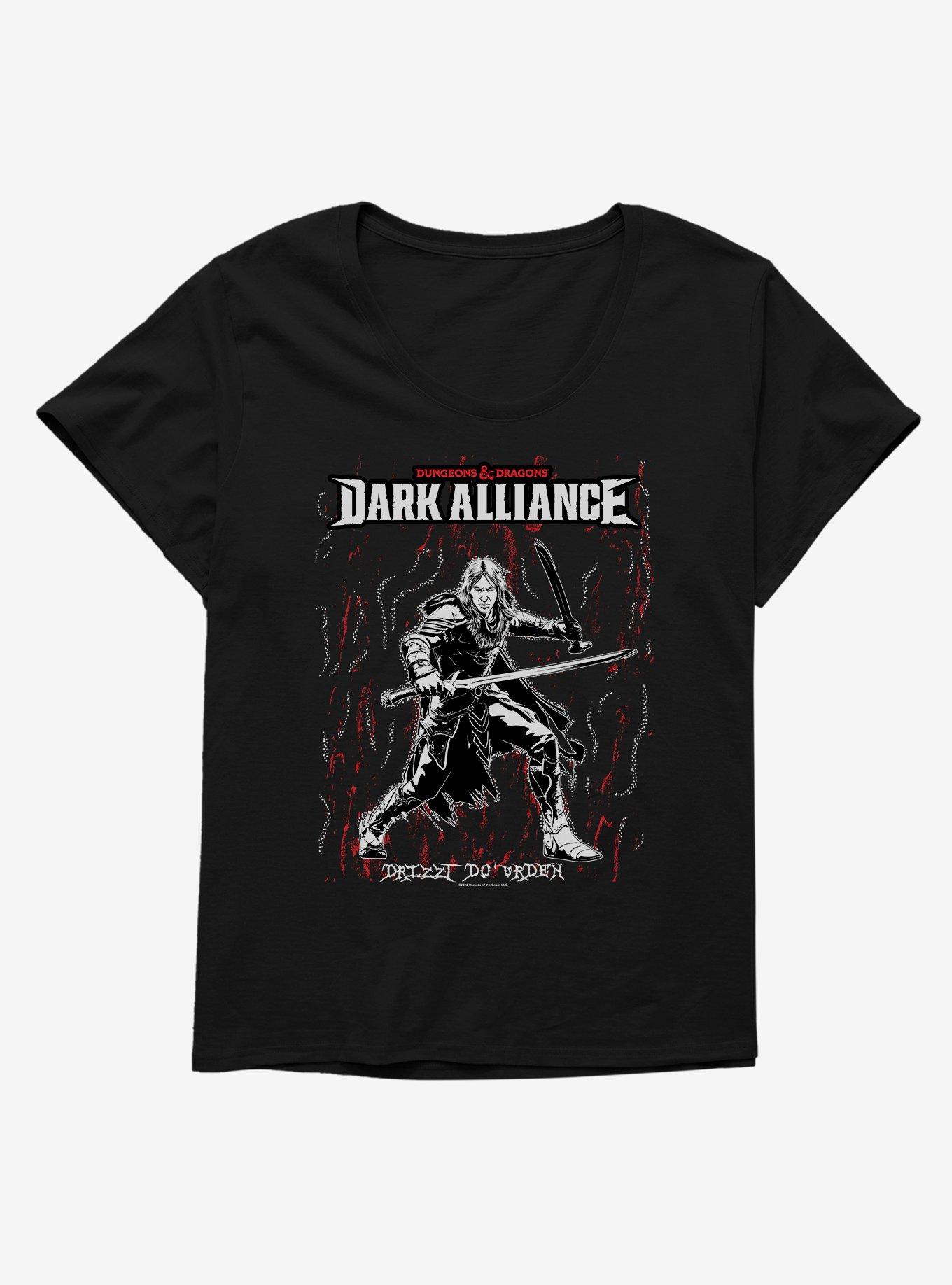 Dungeons & Dragons Dark Alliance Drizzt Girls T-Shirt Plus