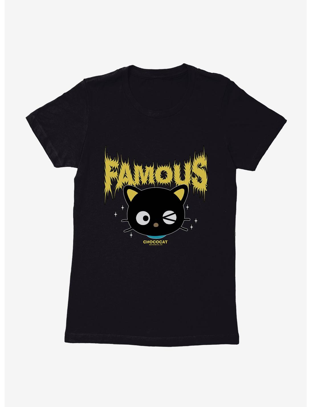 Chococat Famous Metal Font Womens T-Shirt, BLACK, hi-res