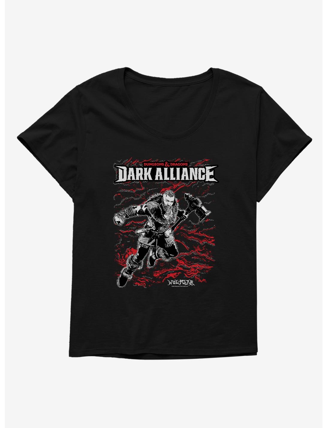 Dungeons & Dragons Dark Alliance Wulfgar Womens T-Shirt Plus Size, BLACK, hi-res