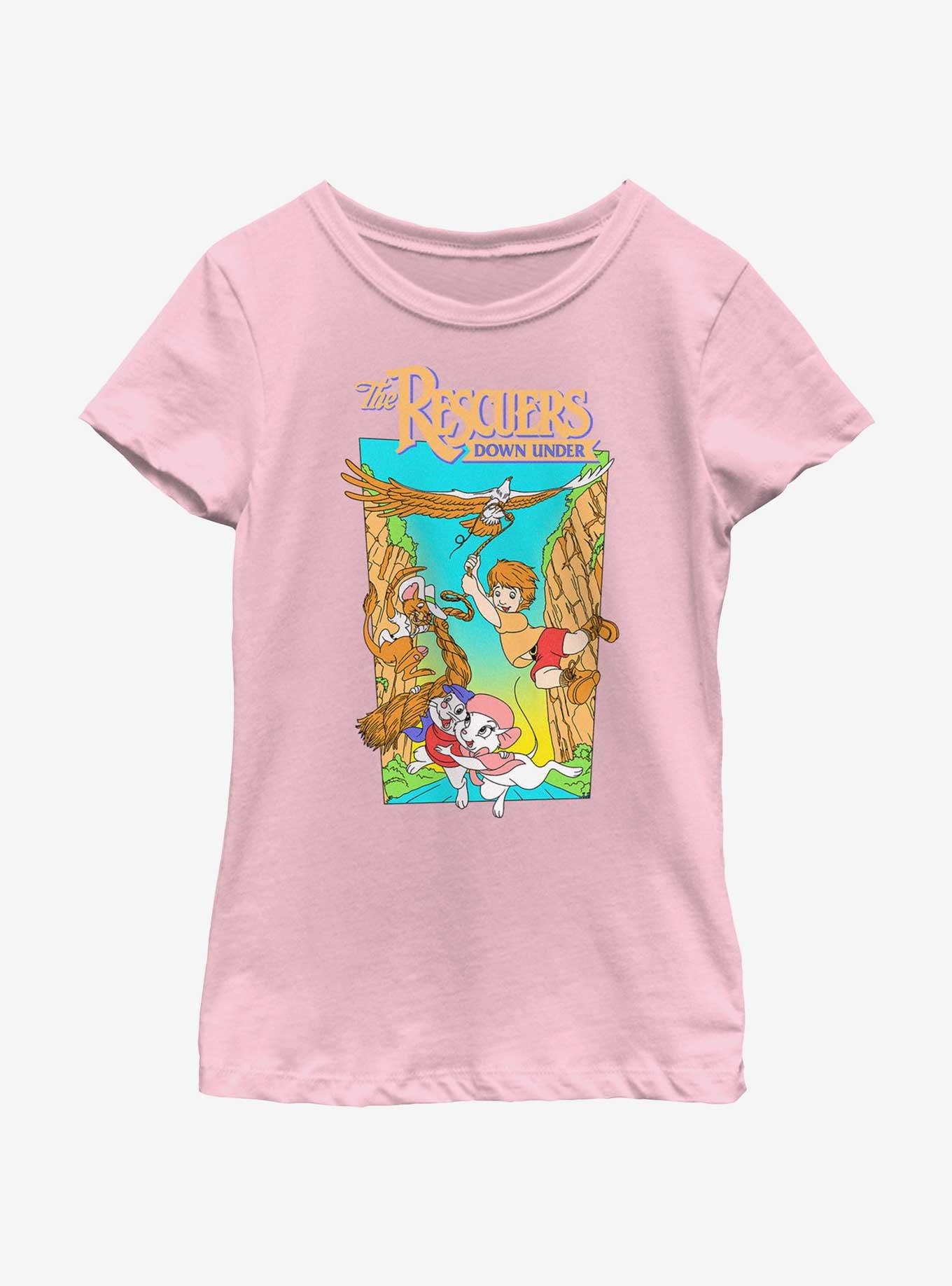 Disney The Rescuers Down Under Adventure Poster Youth Girls T-Shirt, , hi-res