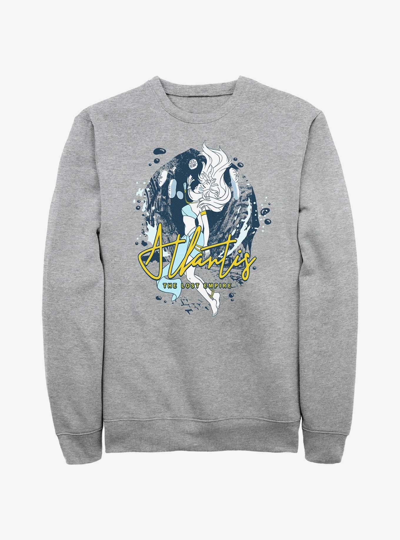 Disney Atlantis: The Lost Empire Queen Kida Rising Sweatshirt, ATH HTR, hi-res