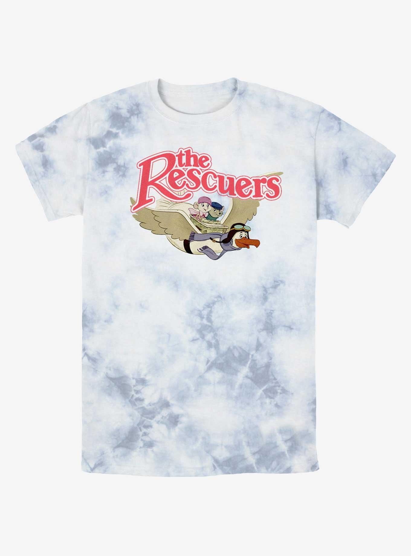 Disney The Rescuers Down Under Bernard and Bianca Flyby Tie-Dye T-Shirt, , hi-res