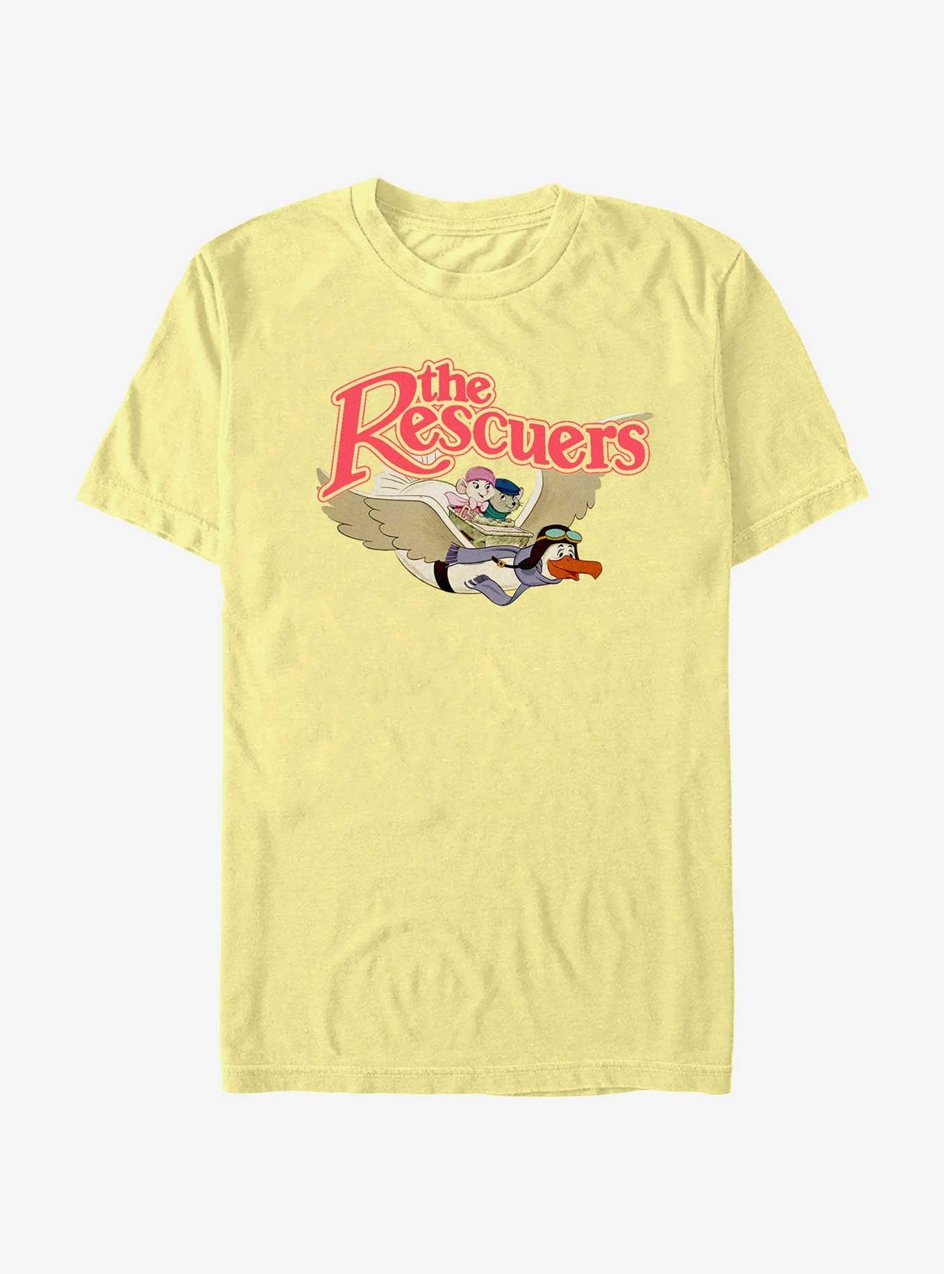 Disney The Rescuers Down Under Bernard and Bianca Flyby T-Shirt, BANANA, hi-res