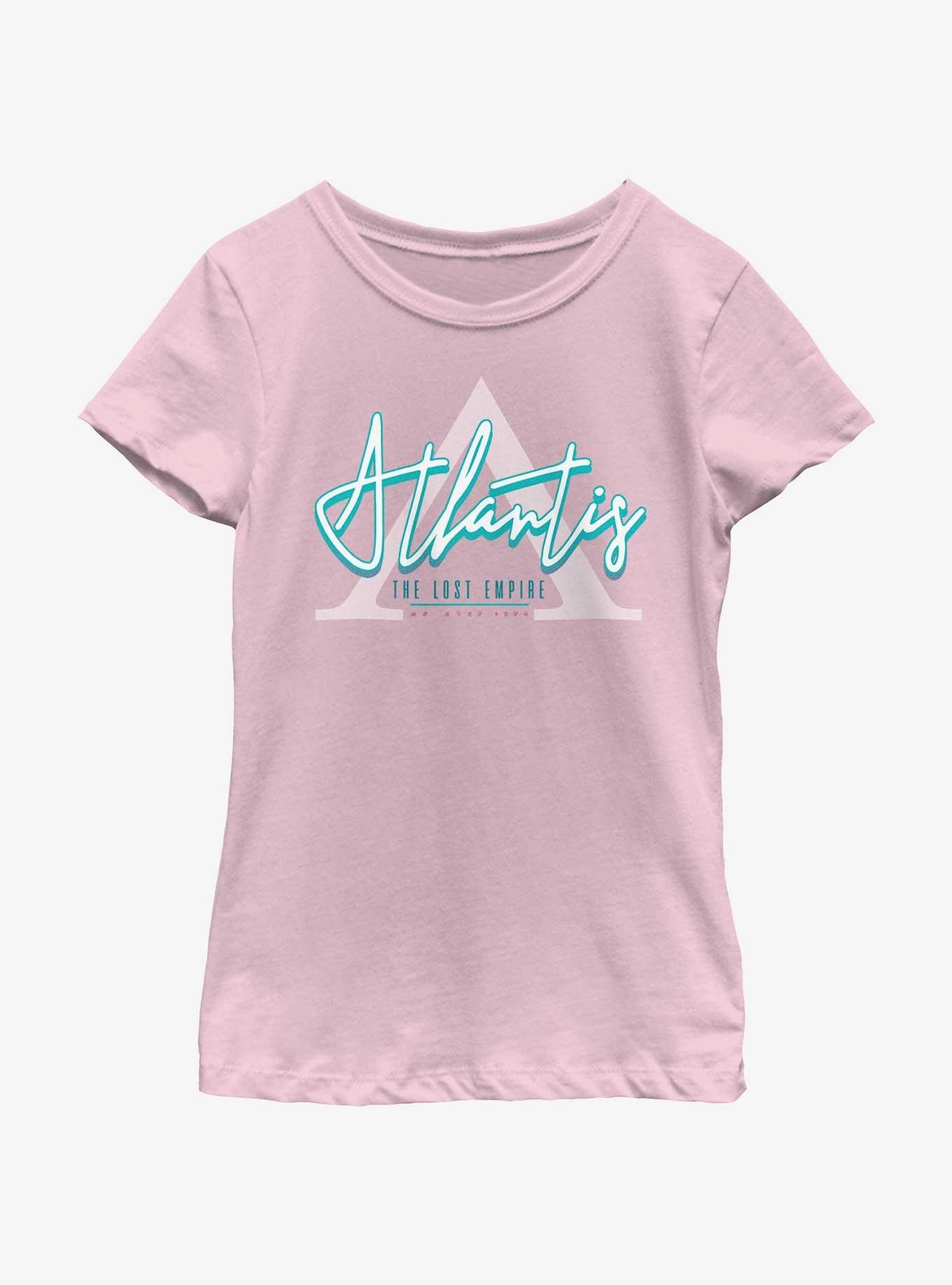 Disney Atlantis: The Lost Empire Symbol Logo Youth Girls T-Shirt, , hi-res