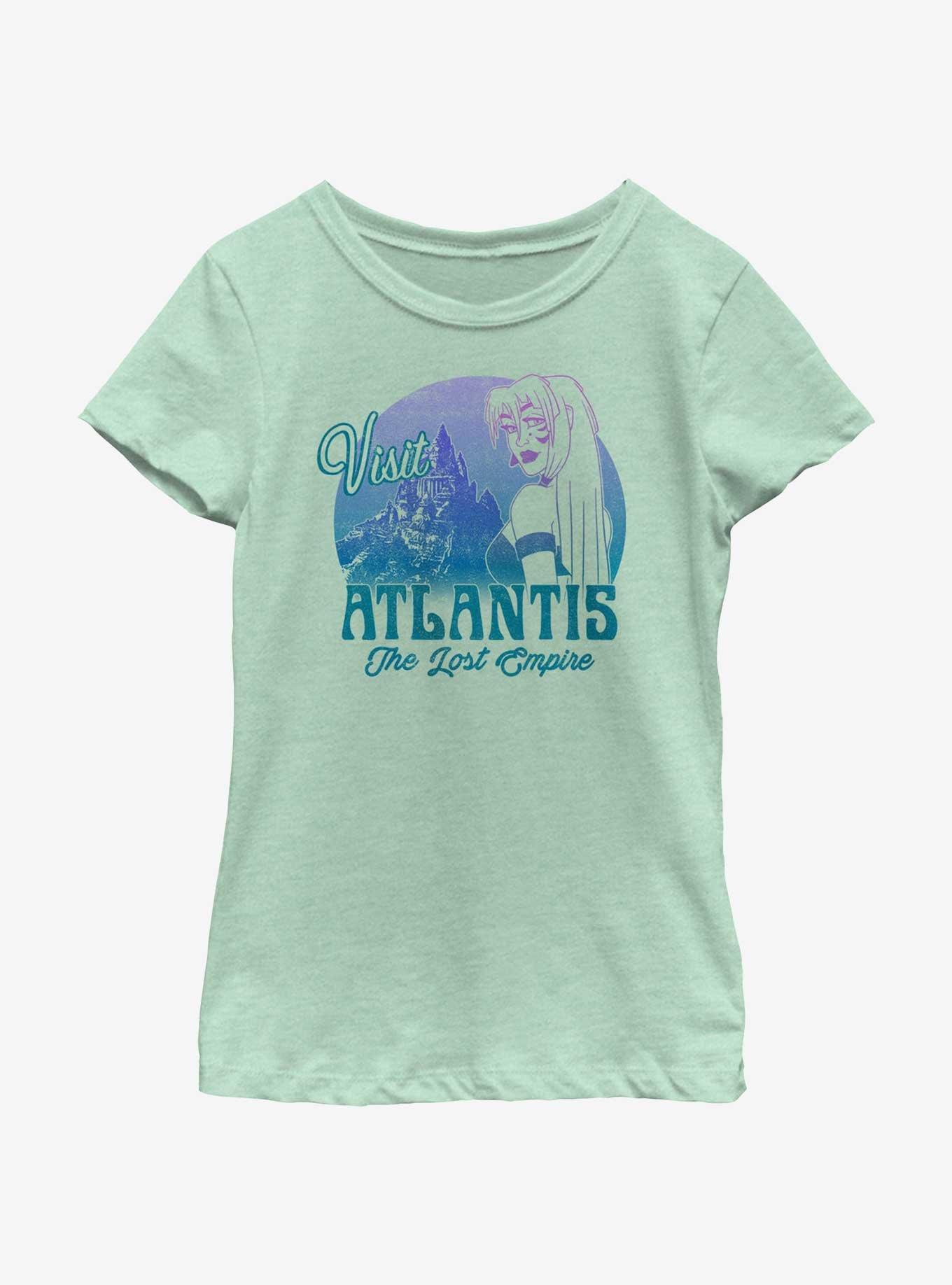 Disney Atlantis: The Lost Empire Visit Atlantis Youth Girls T-Shirt, MINT, hi-res