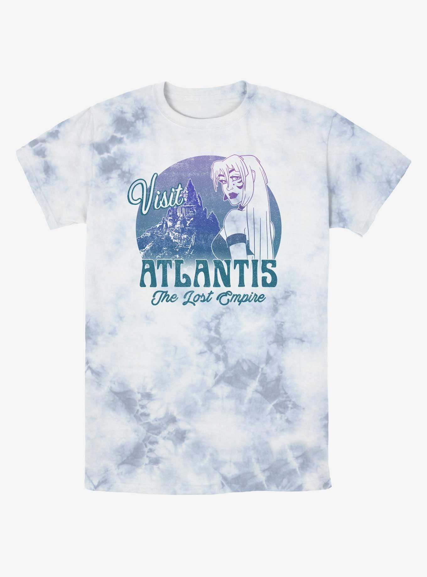Disney Atlantis: The Lost Empire Visit Atlantis Tie-Dye T-Shirt, WHITEBLUE, hi-res