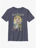 Disney Atlantis: The Lost Empire Protectors Kida and Milo Youth T-Shirt, NAVY HTR, hi-res