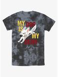 Disney Bolt My Dog Is My Hero Tie-Dye T-Shirt, BLKCHAR, hi-res