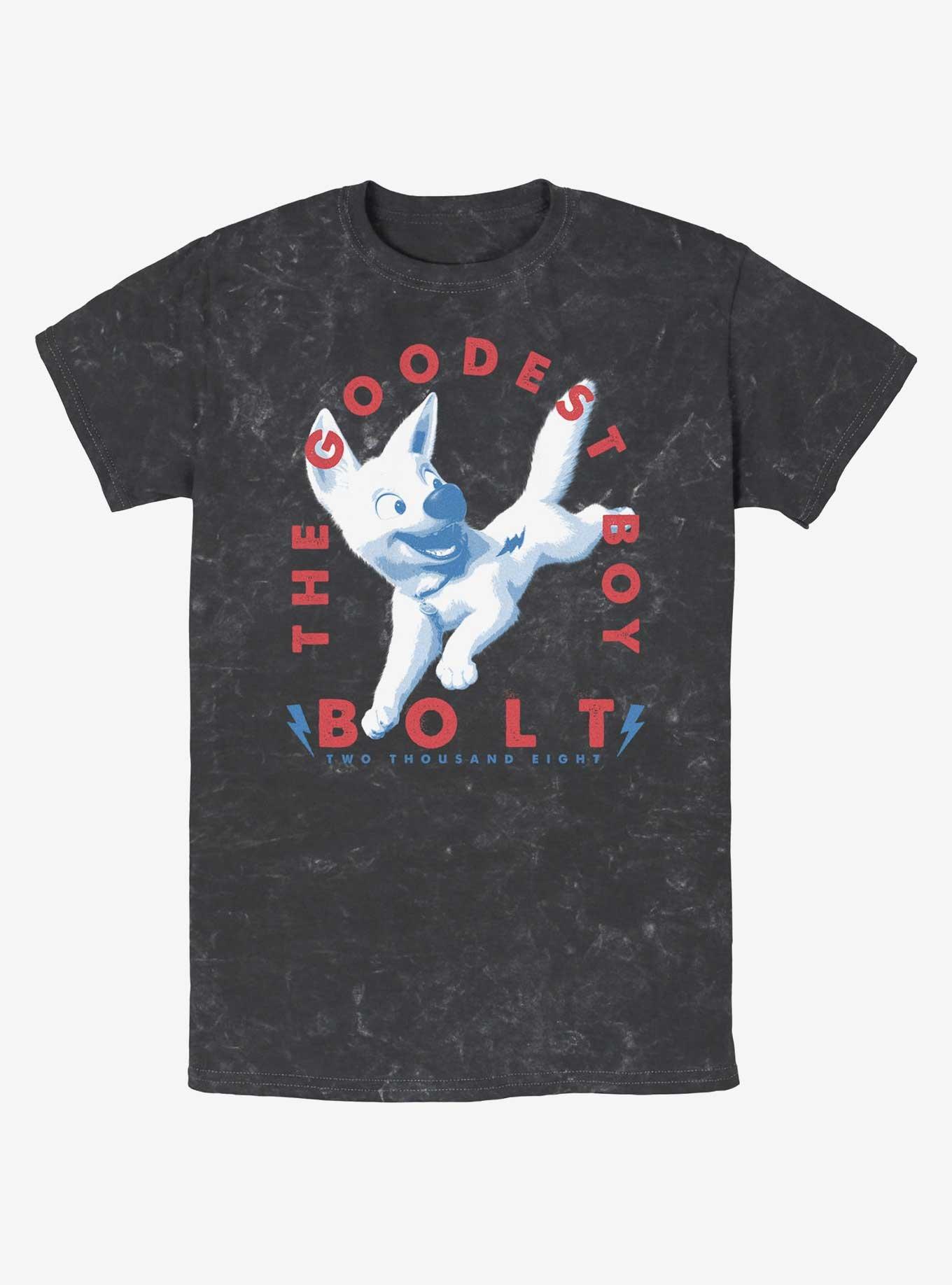 Disney Bolt The Goodest Boy Mineral Wash T-Shirt, BLACK, hi-res