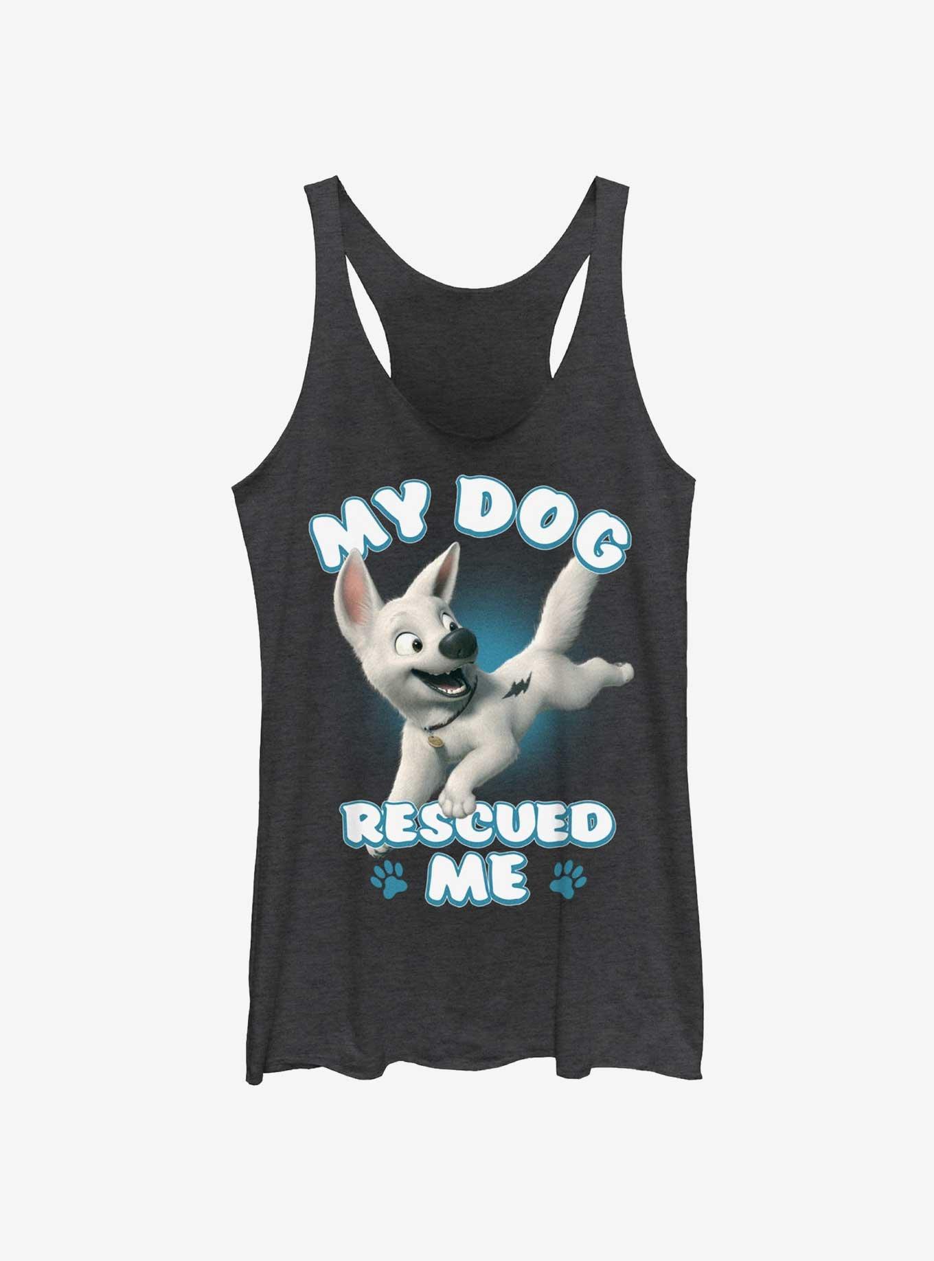 Disney Bolt My Dog Rescued Me Womens Tank Top, , hi-res