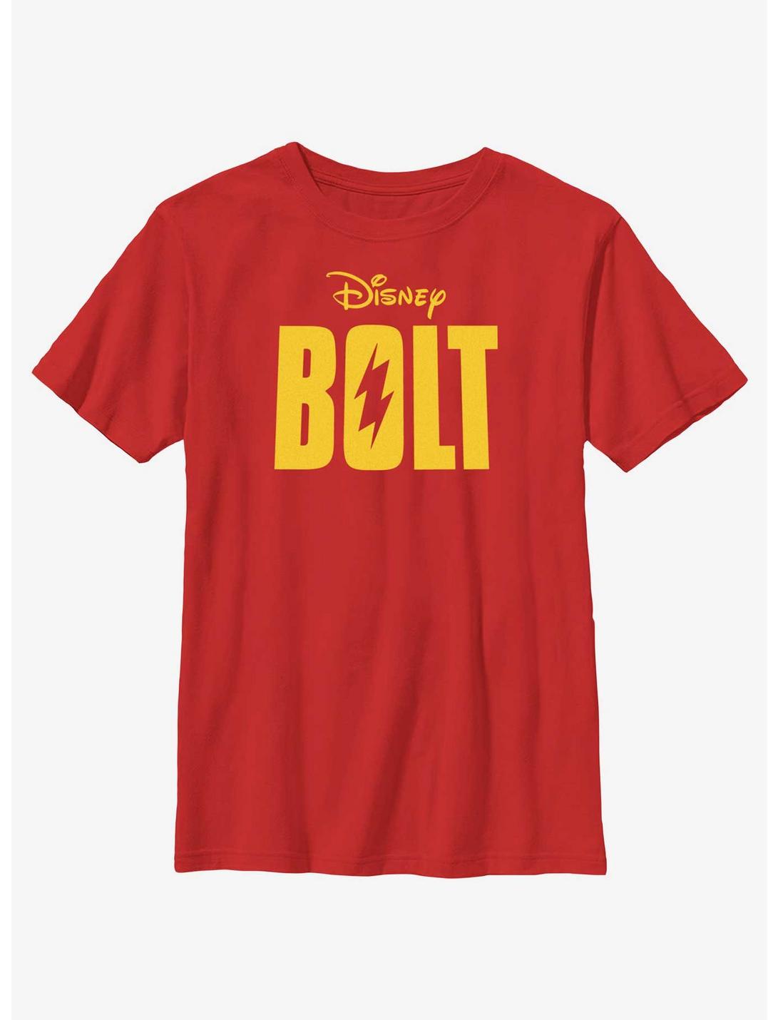 Disney Bolt Logo Youth T-Shirt, RED, hi-res