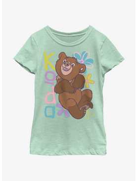 Disney Brother Bear Flower Power Koda Youth Girls T-Shirt, , hi-res