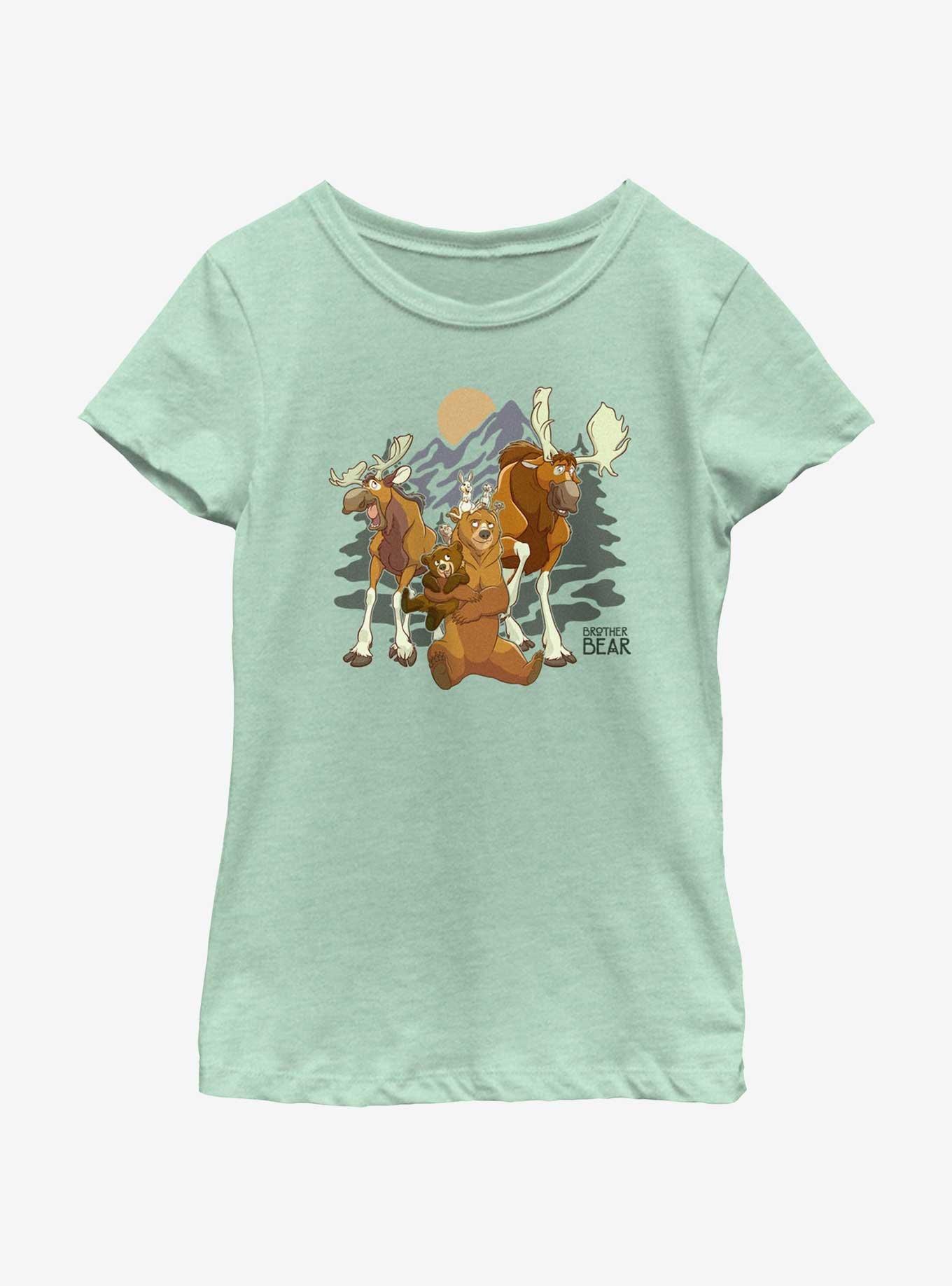 Disney Brother Bear Rutt and Tuke Moose Brothers Youth Girls T-Shirt, , hi-res