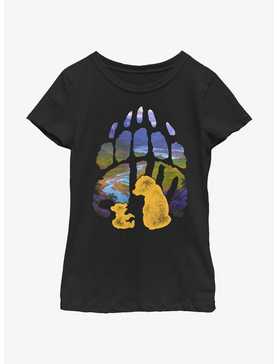 Disney Brother Bear Pawprint Youth Girls T-Shirt, , hi-res