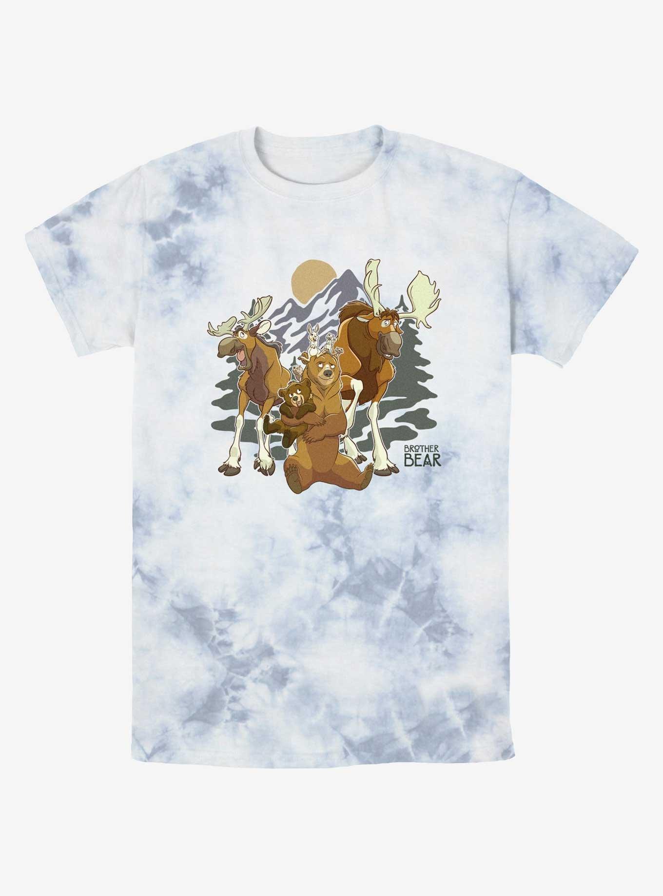 Disney Brother Bear Rutt and Tuke Moose Brothers Tie-Dye T-Shirt, WHITEBLUE, hi-res