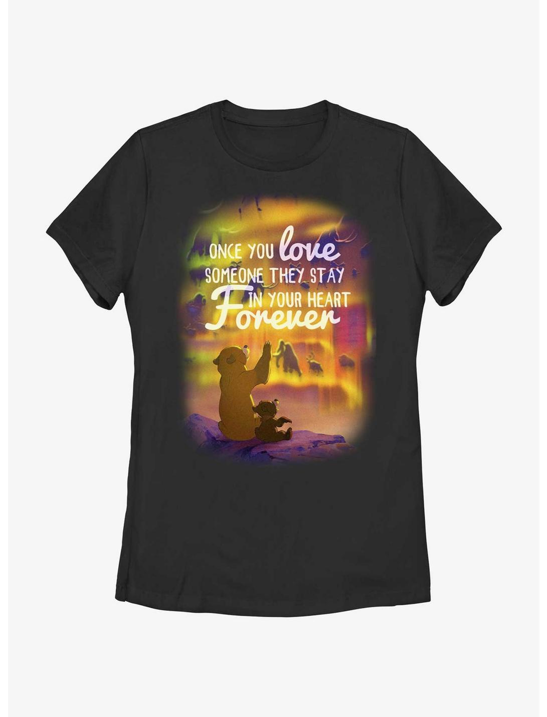 Disney Brother Bear Love Forever Womens T-Shirt, BLACK, hi-res