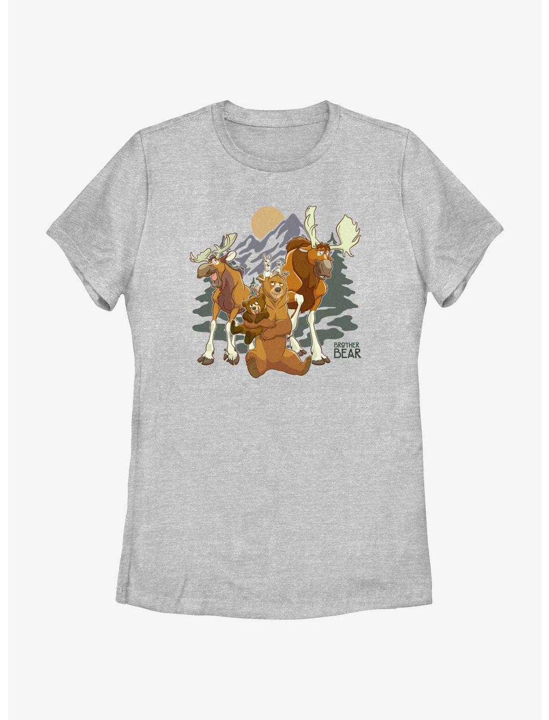 Disney Brother Bear Rutt and Tuke Moose Brothers Womens T-Shirt, ATH HTR, hi-res