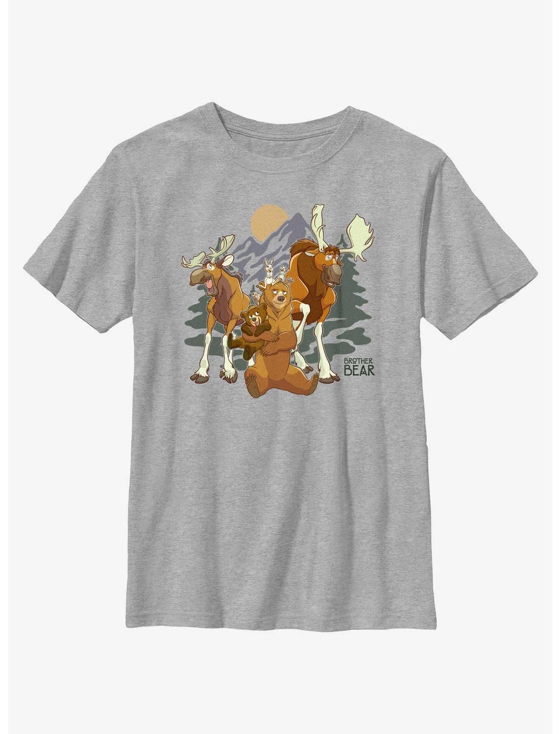 Disney Brother Bear Rutt and Tuke Moose Brothers Youth T-Shirt, ATH HTR, hi-res