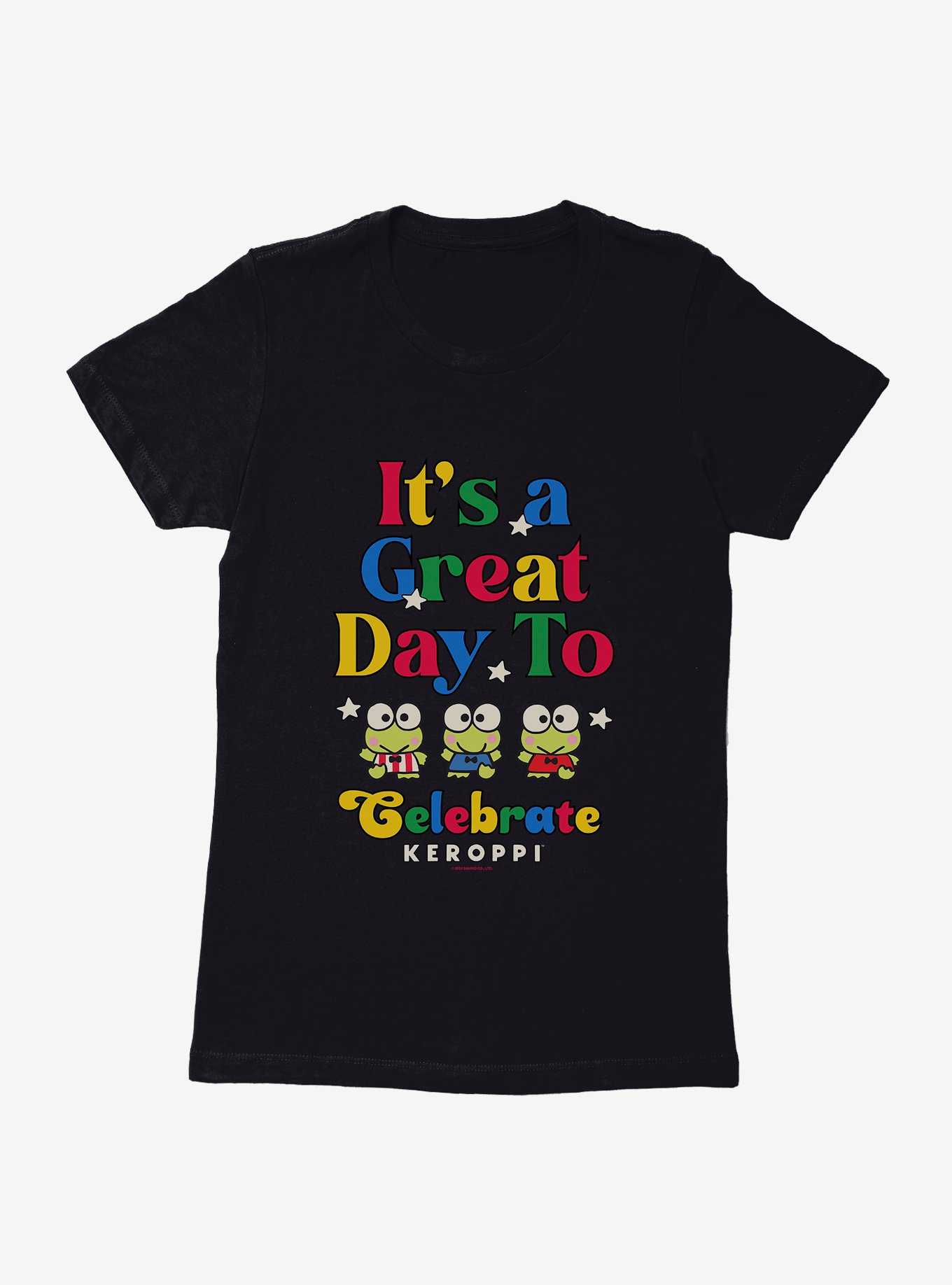 Keroppi It's A Great Day To Celebrate Womens T-Shirt, , hi-res