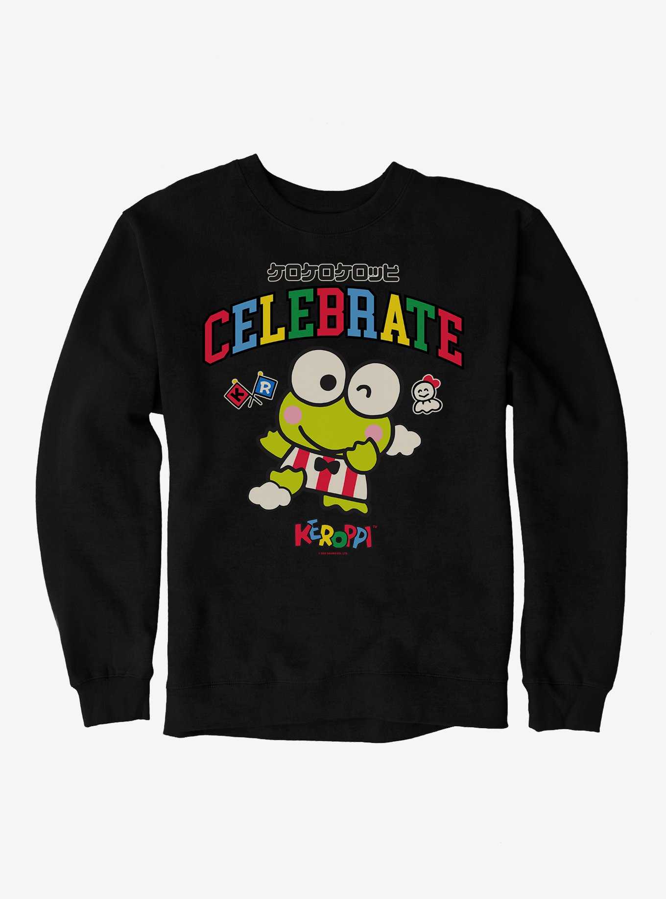 Keroppi Celebrate Sweatshirt, , hi-res