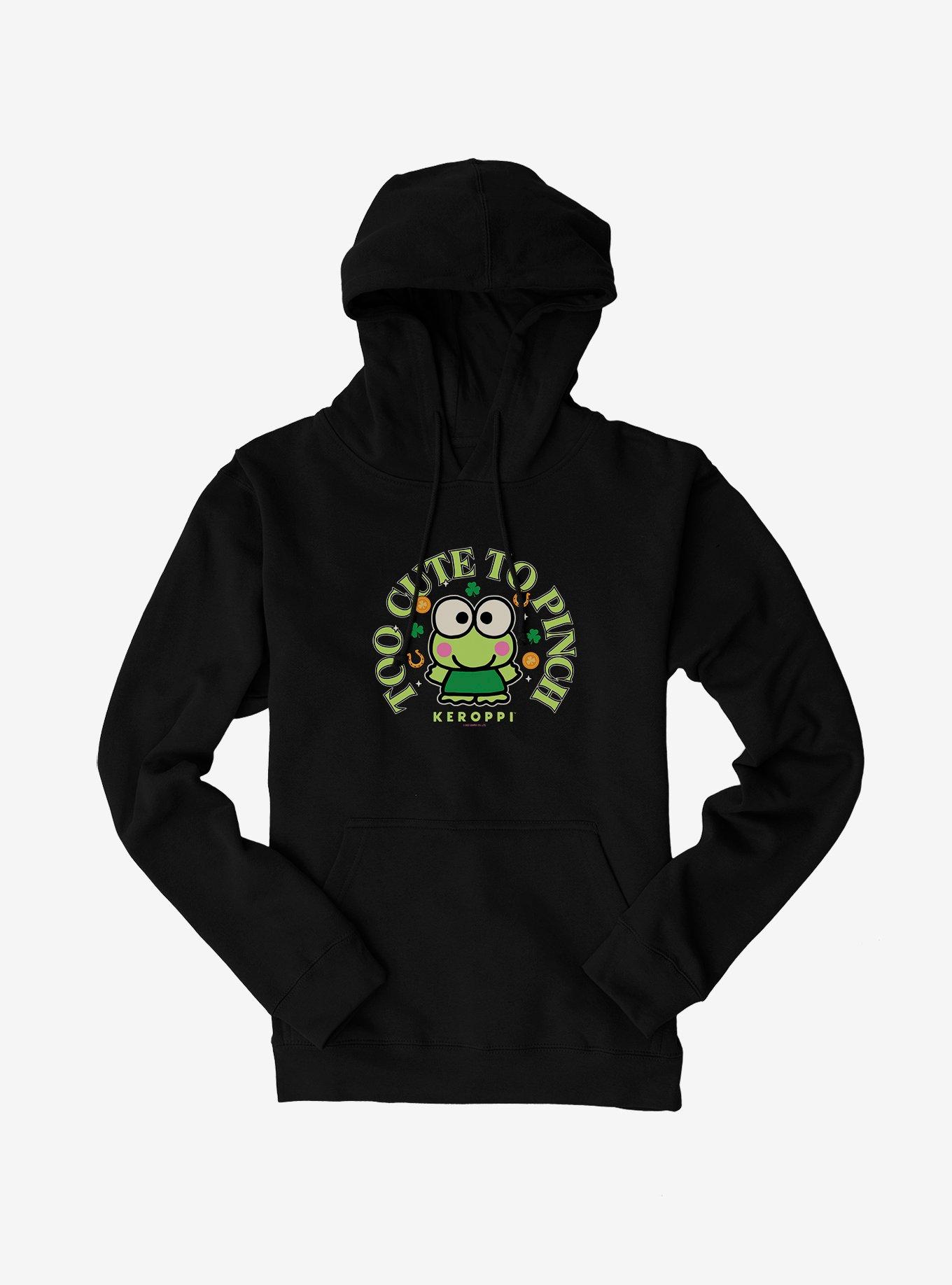 Keroppi Too Cute To Pinch Hoodie, , hi-res