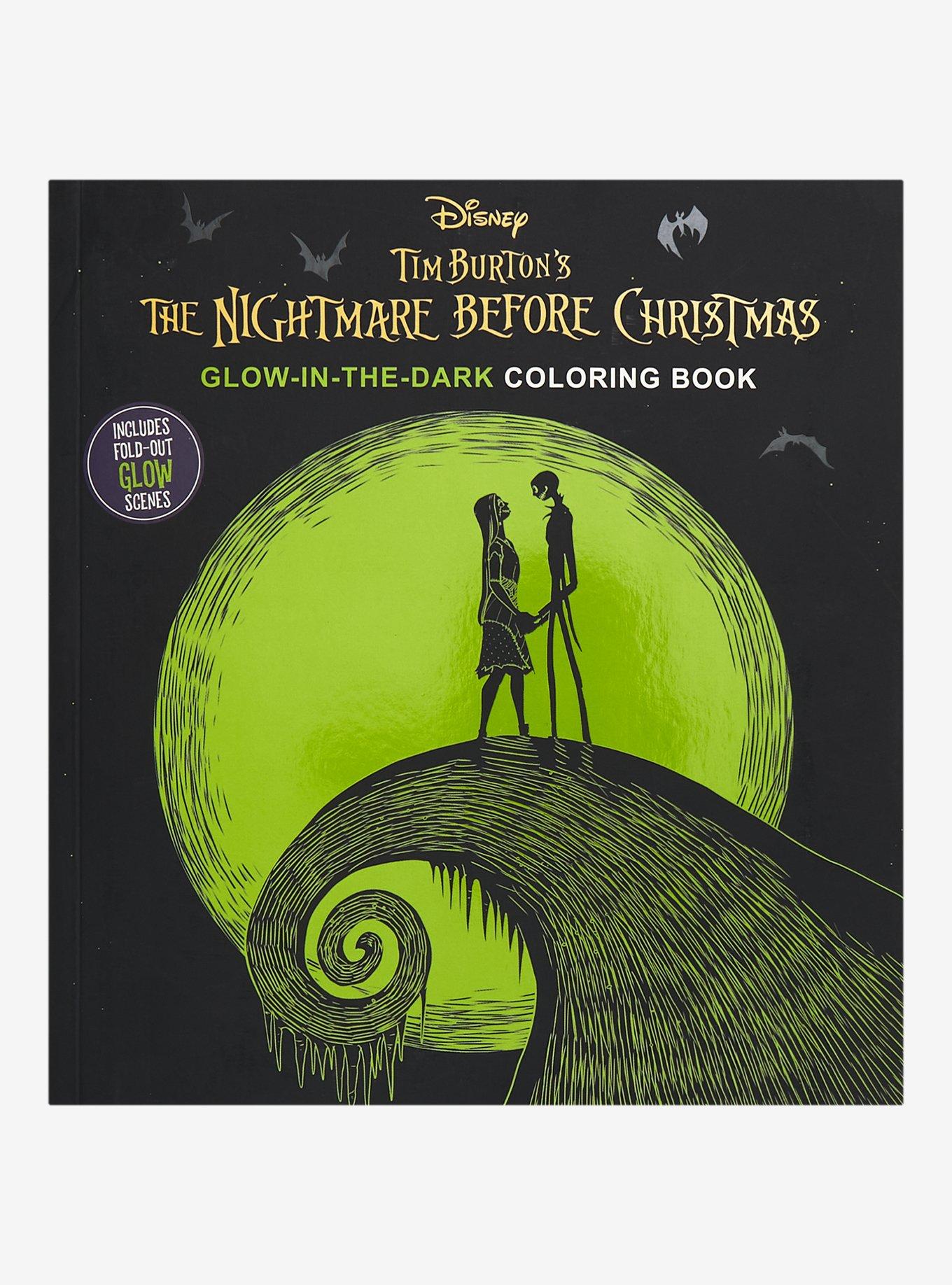 Disney The Nightmare Before Christmas Glow-in-the-Dark Coloring Book