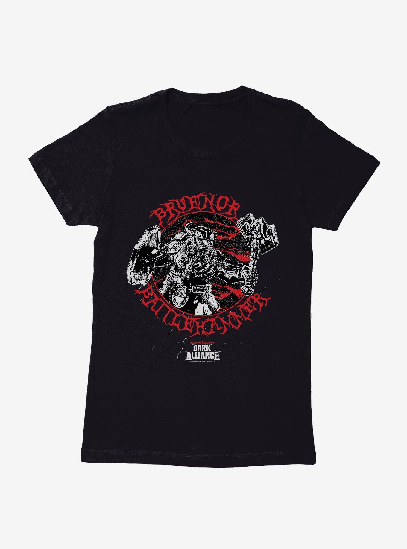 Dungeons & Dragons Dark Alliance Bruenor Battlehammer Womens T-Shirt, BLACK, hi-res
