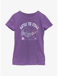 Disney Treasure Planet Rattle The Stars Argentum Ship Schematics Youth Girls T-Shirt, PURPLE BERRY, hi-res