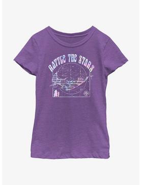 Disney Treasure Planet Rattle The Stars Argentum Ship Schematics Youth Girls T-Shirt, , hi-res