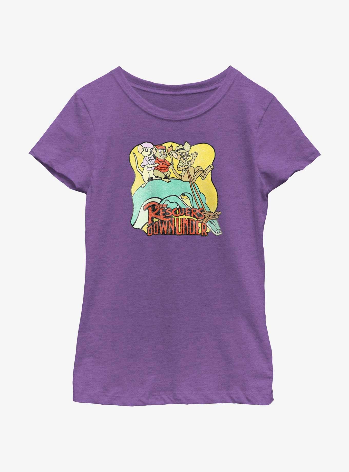 Disney The Rescuers Down Under Adventures With Jake Youth Girls T-Shirt, PURPLE BERRY, hi-res