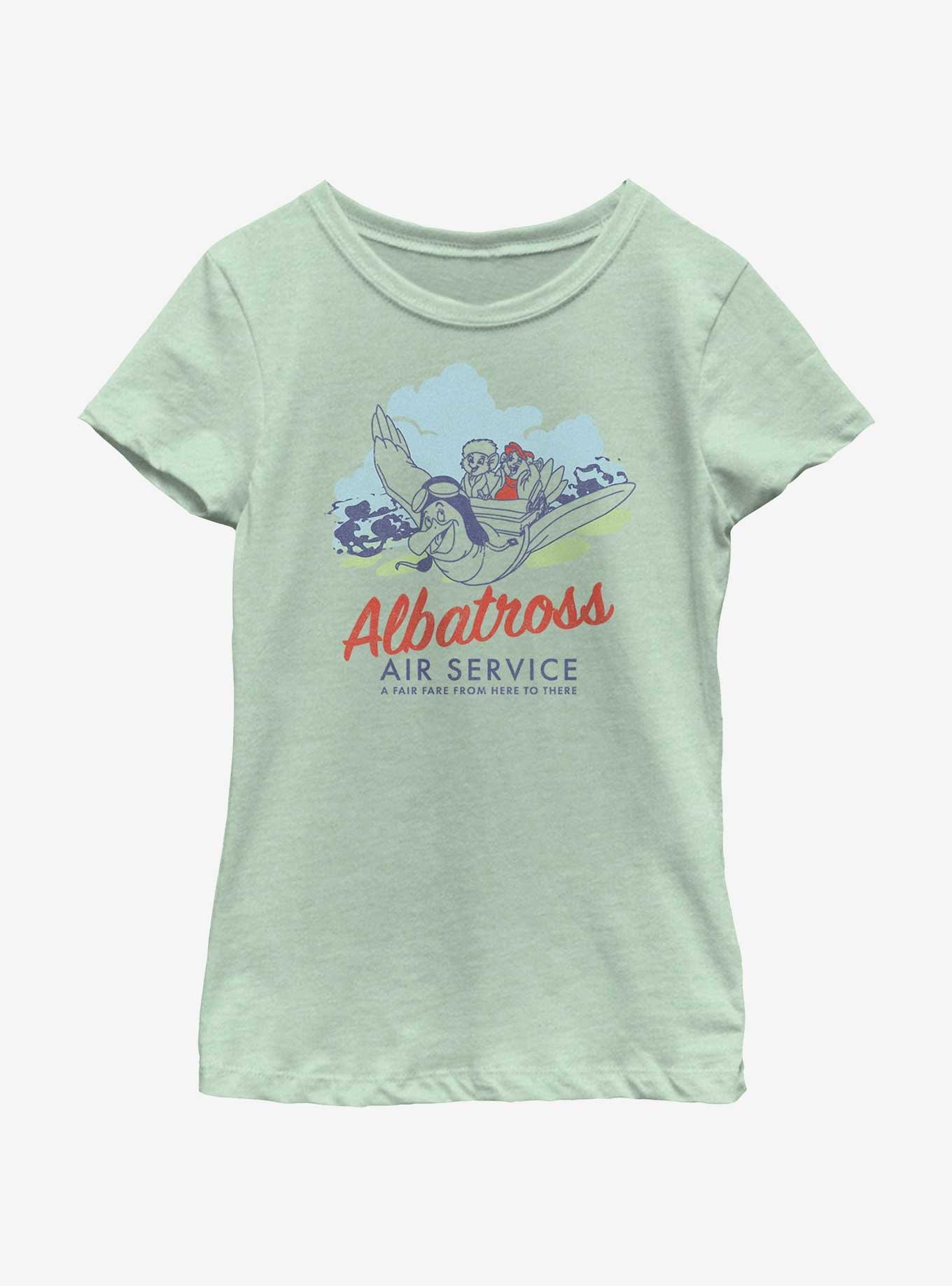 Disney The Rescuers Down Under Albatross Air Service Youth Girls T-Shirt, MINT, hi-res