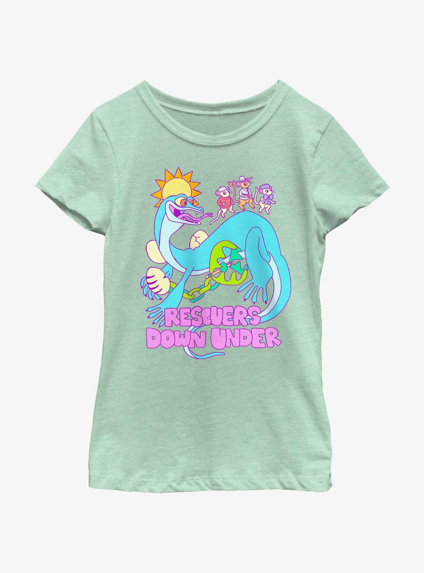 Disney The Rescuers Down Under Joanna The Goanna Youth Girls T-Shirt, MINT, hi-res