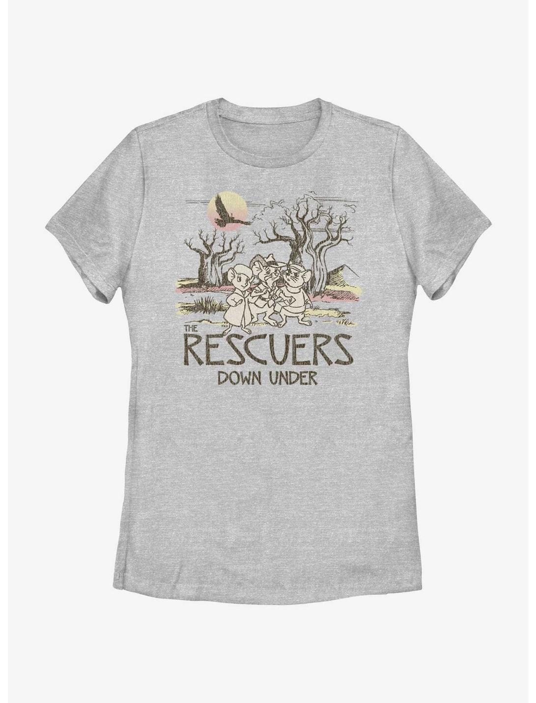 Disney The Rescuers Down Under Destination Rescue Womens T-Shirt, ATH HTR, hi-res