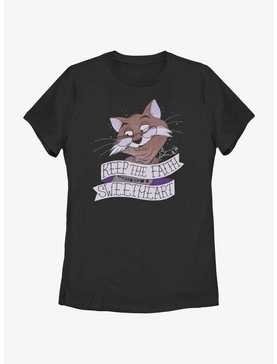 Disney The Rescuers Down Under Rufus The Cat Keep The Faith Sweetheart Womens T-Shirt, , hi-res