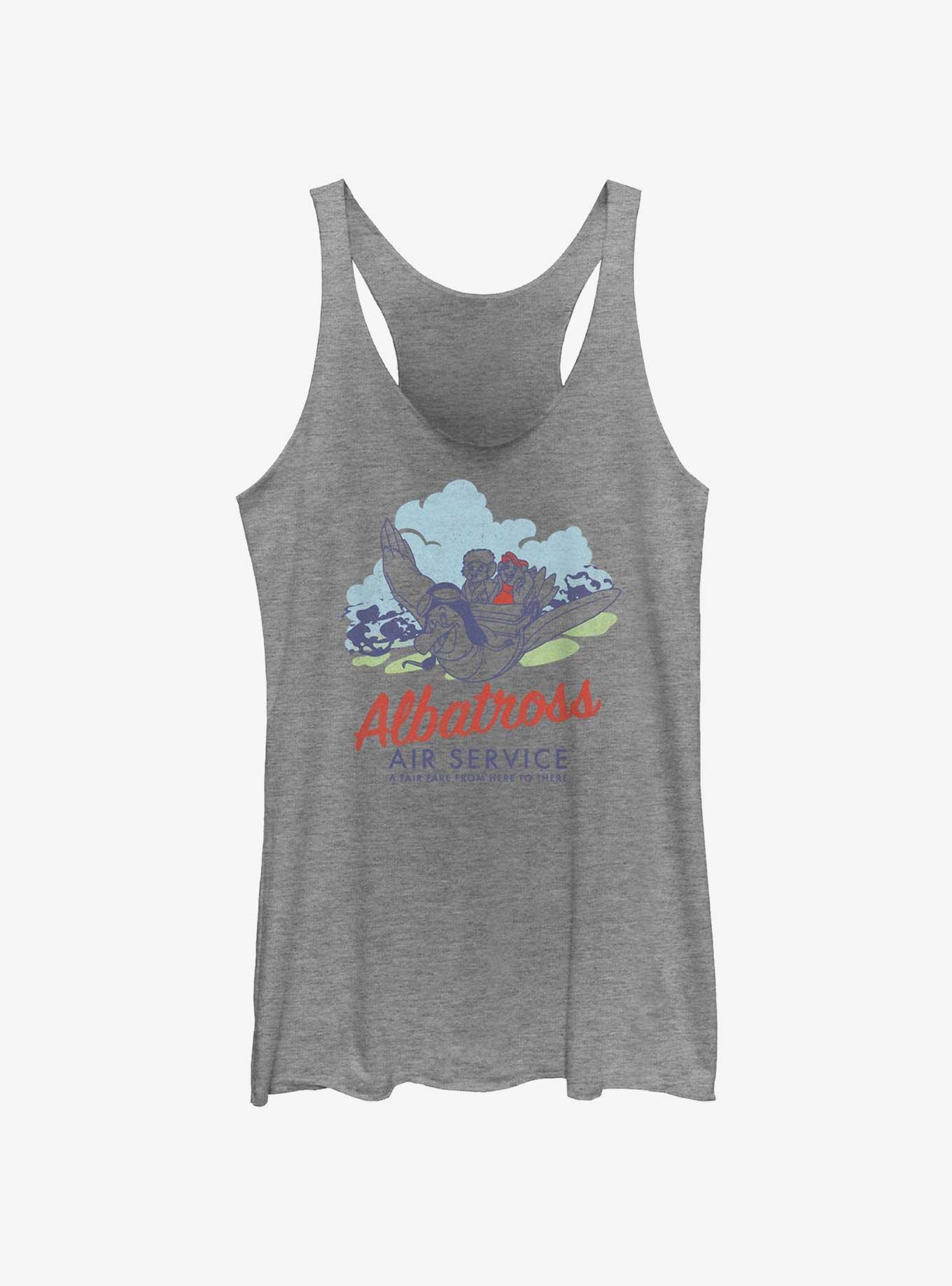 Disney The Rescuers Down Under Albatross Air Service Womens Tank Top, GRAY HTR, hi-res