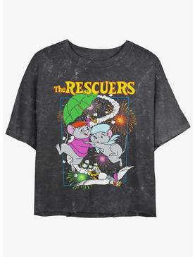 Disney The Rescuers Down Under Fireworks Mineral Wash Womens Crop T-Shirt, , hi-res